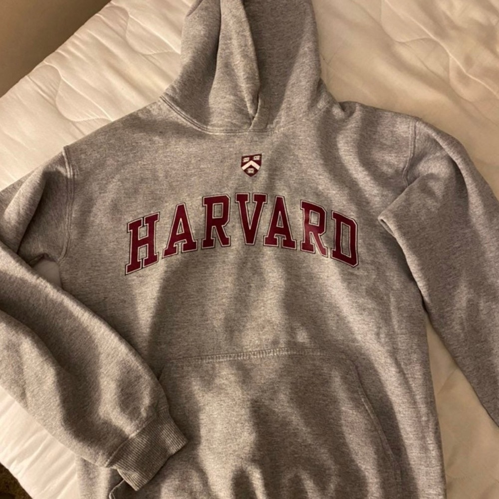 Grey Harvard hoodie